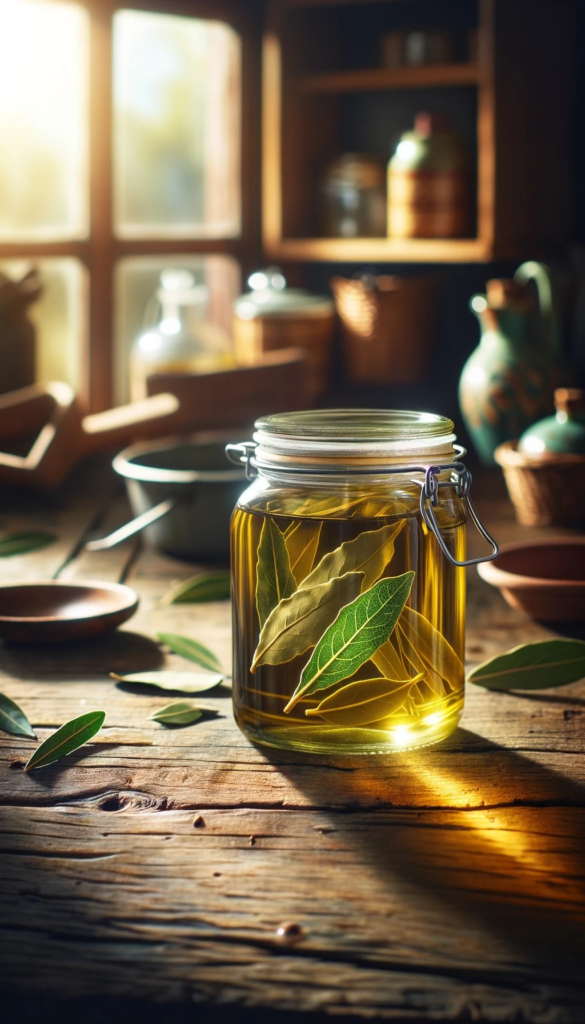 Hojas De Laurel, Vertidas En Un Vaso De Aceite: “vale Su Peso En Oro 